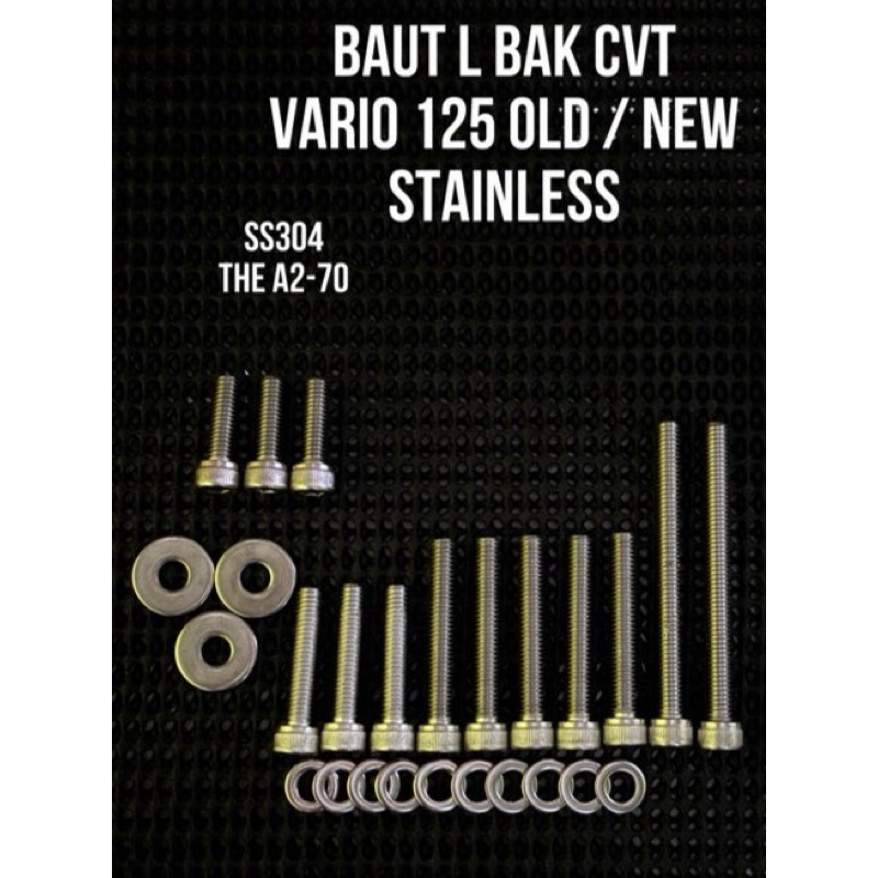 BAUT L STAINLESS KALTER CVT BAK CVT VARIO TECHNO 125 VARIO 150 VARIO 150 LED VARIO 125 LED Original