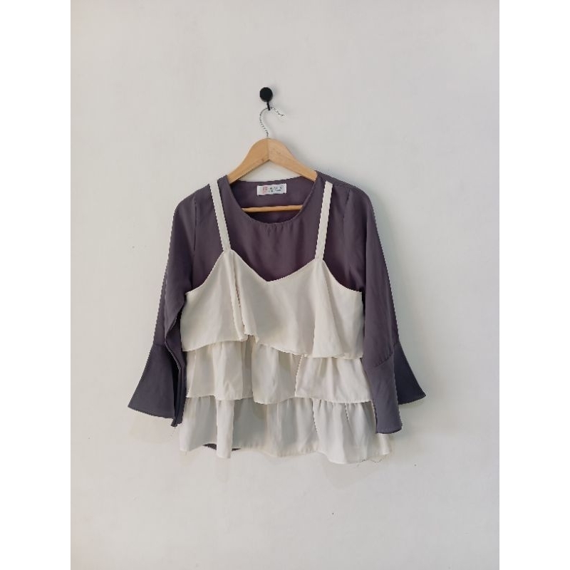 *preloved* blouse oh olla