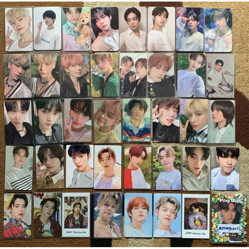 TXT PHOTOCARD YEONJUN BEOMGYU ETERNITY YIZHIYU WEVERSE JAPAN