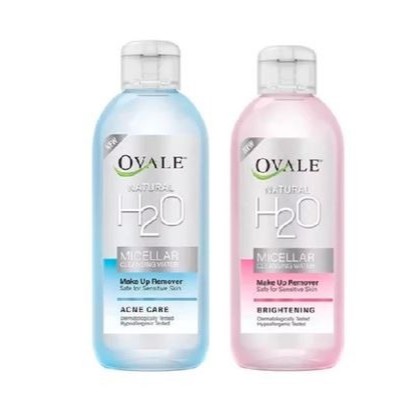 BEAUTY  - OVALE NATURAL H20 MICELLAR CLEANSING WATER 100ML - MICELLAR WATER OVALE