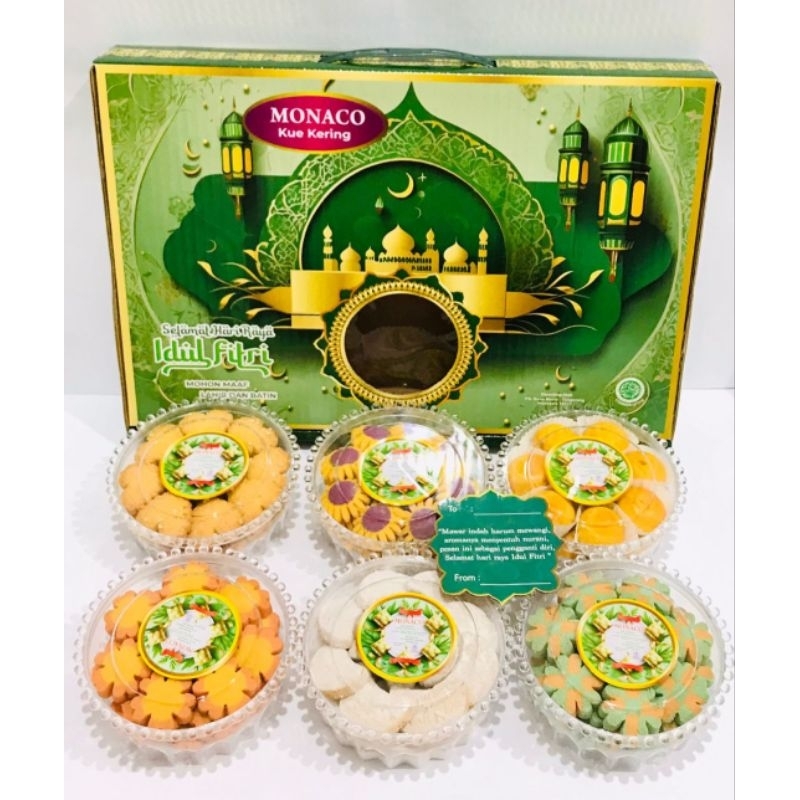 

Kue Paket Lebaran MONACO isi 6 Toples