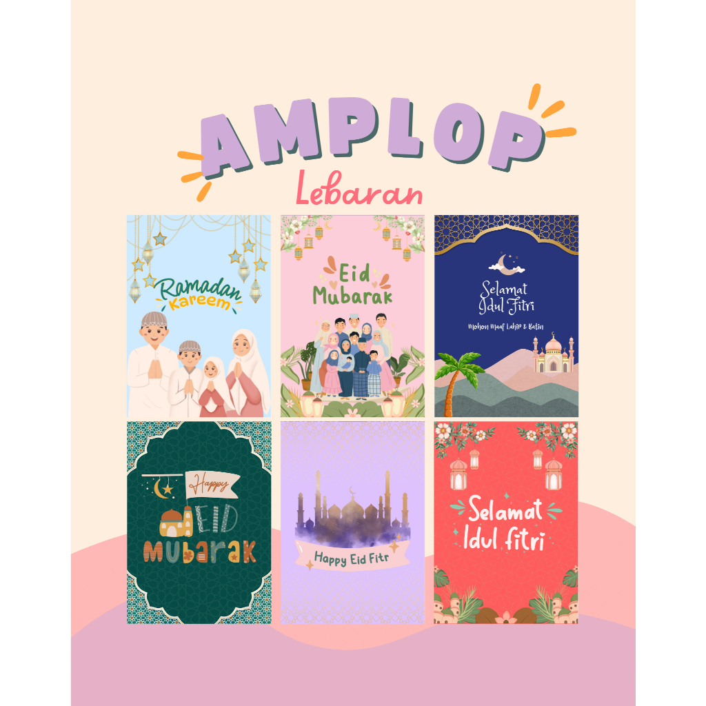 

Amplop Lebaran 2025 (isi 12 pcs)