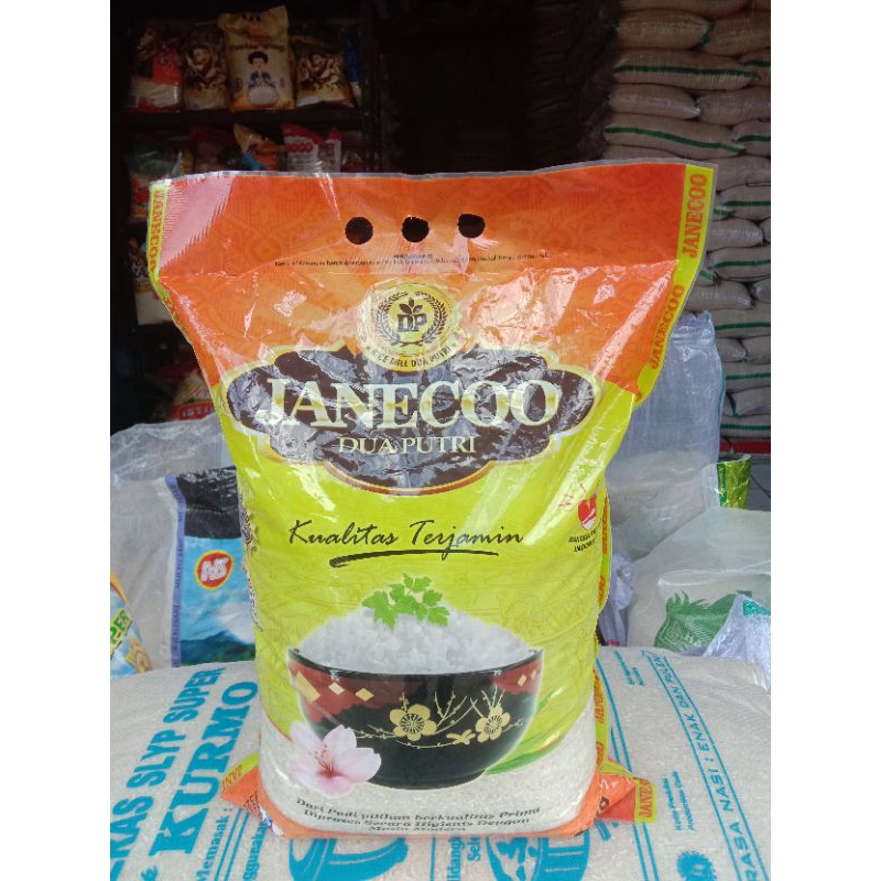 

Beras Janecoo 5 Kg Pulen dan Putih