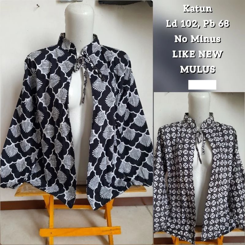 atasan batik wanita preloved