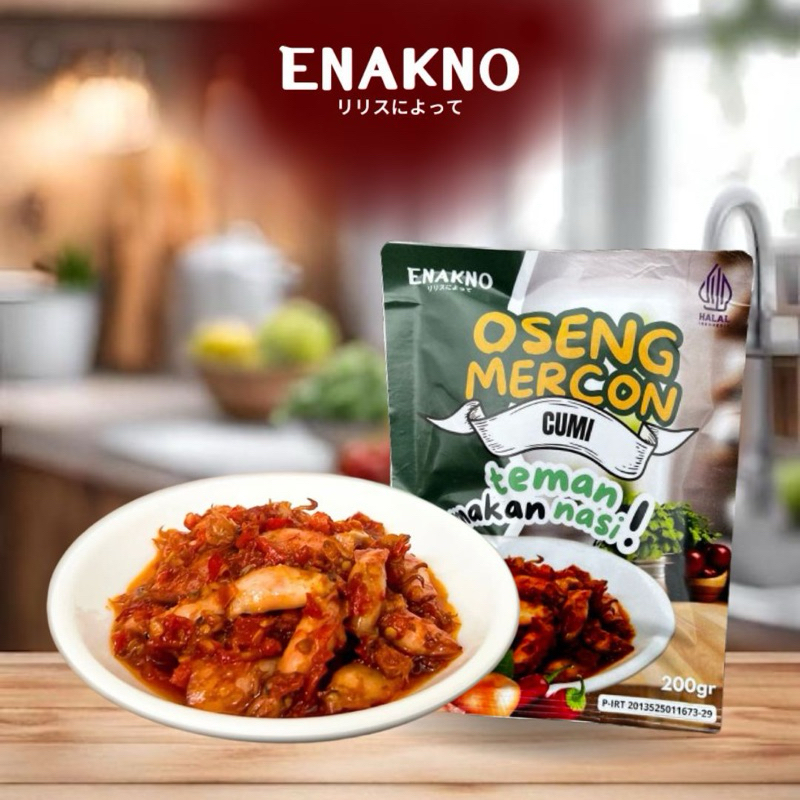 

[ENAKNO] Oseng Mercon Cumi 200gr