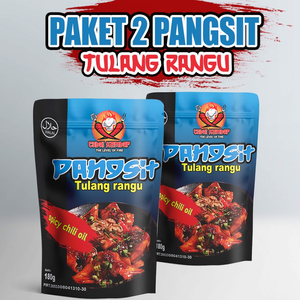 

PANGSIT TULANG RANGU pedas/ PANGSIT TULANG RAWAN pedas-2PACK