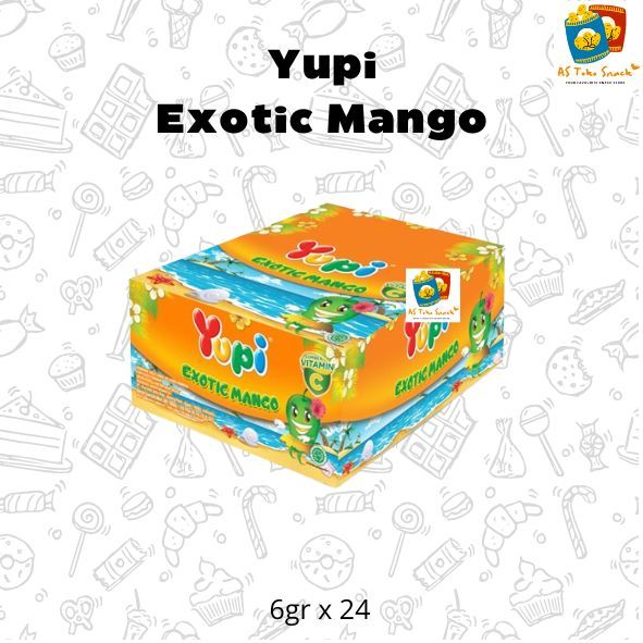 

Yupi Exotic Mango 6gr (1 Box Isi 24)