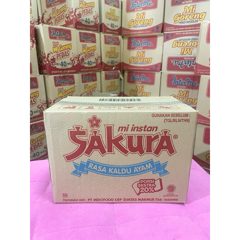

[ 1 Dus ] Mie Sakura isi 40Pcs