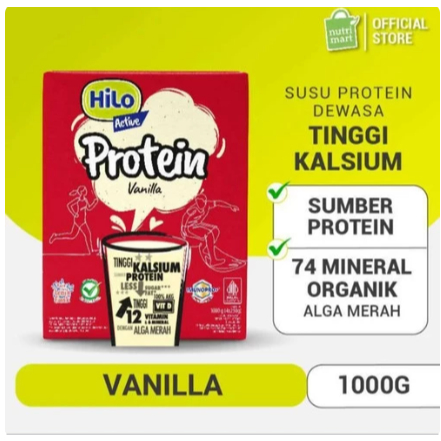 

HiLo Active Vanilla 1000gr - Susu Tinggi Kalsium