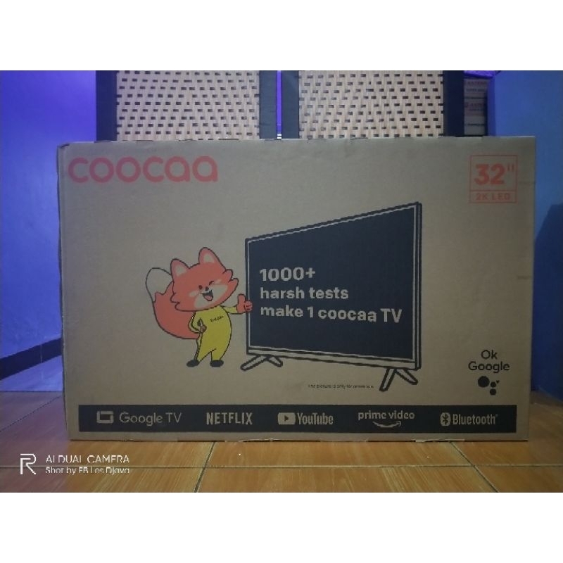 COOCAA 32 Inch Google  TV - Netflix & Youtube - Dolby - WIFI - Flicker Free (COOCAA 32Z65)