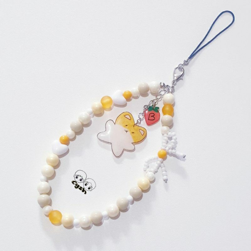Baekhyun Teolaegi keyring phone strap bracelet gelang EXO Baekhyun Teolaegi