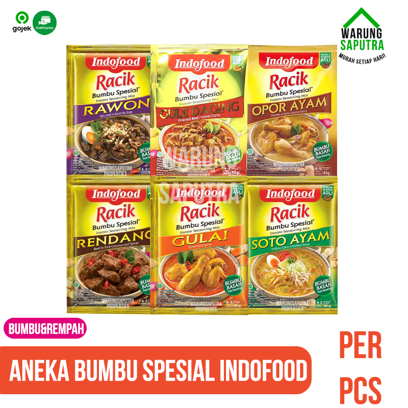

Racik Indofood Bumbu Basah Instan All Varian