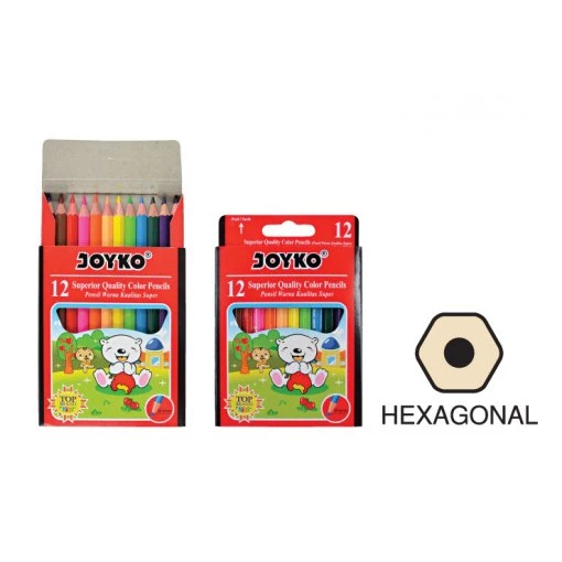 

Pensil Warna Joyko 12 Warna Pendek (1set)