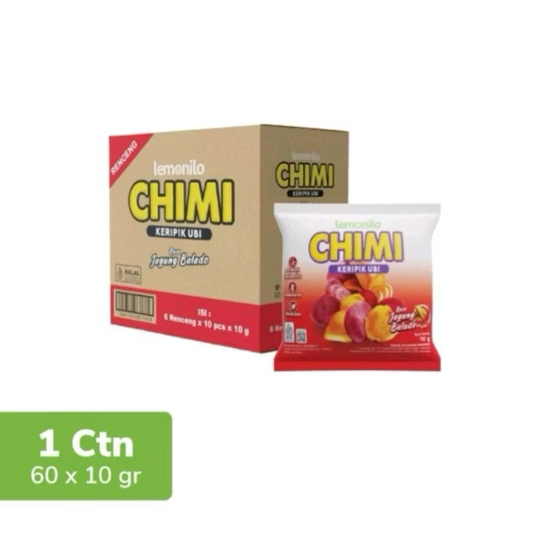 

Lemonilo Chimi Keripik Ubi 6*10* 10g Termurah