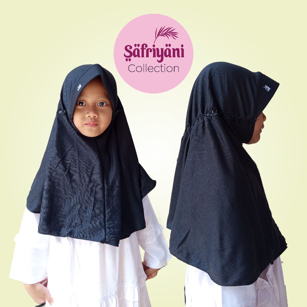 HIJAB INSTAN ANAK PEREMPUAN / JILBAB SEKOLAH PREMIUM