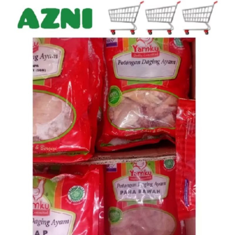 

YAMKU Daging Ayam Beku 500 gram - PahaBawah/ Sayap / Fillet Dada