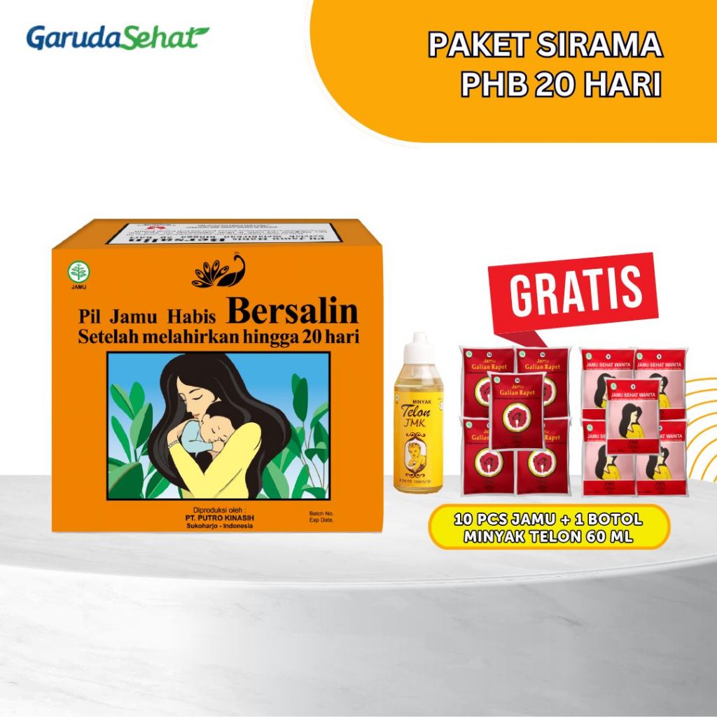 

PAKET SIRAMA PIL HABIS BERSALIN 20 HARI