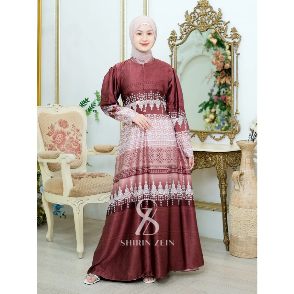 dress gamis anisa gamis lebaran 2025