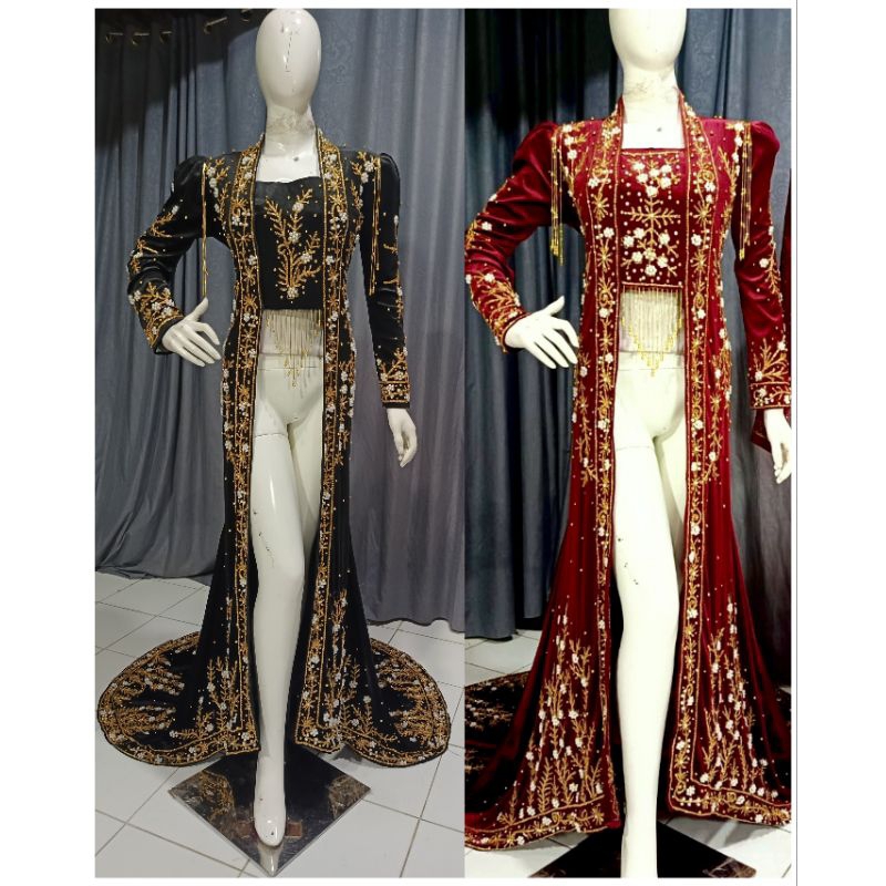 KEBAYA BAJU ADAT JAWA KUTU BARU BLUDRU  PENGANTIN