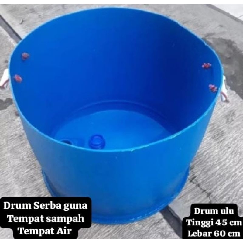 drum tempat sampah/drum tempat air UK 45x60cm