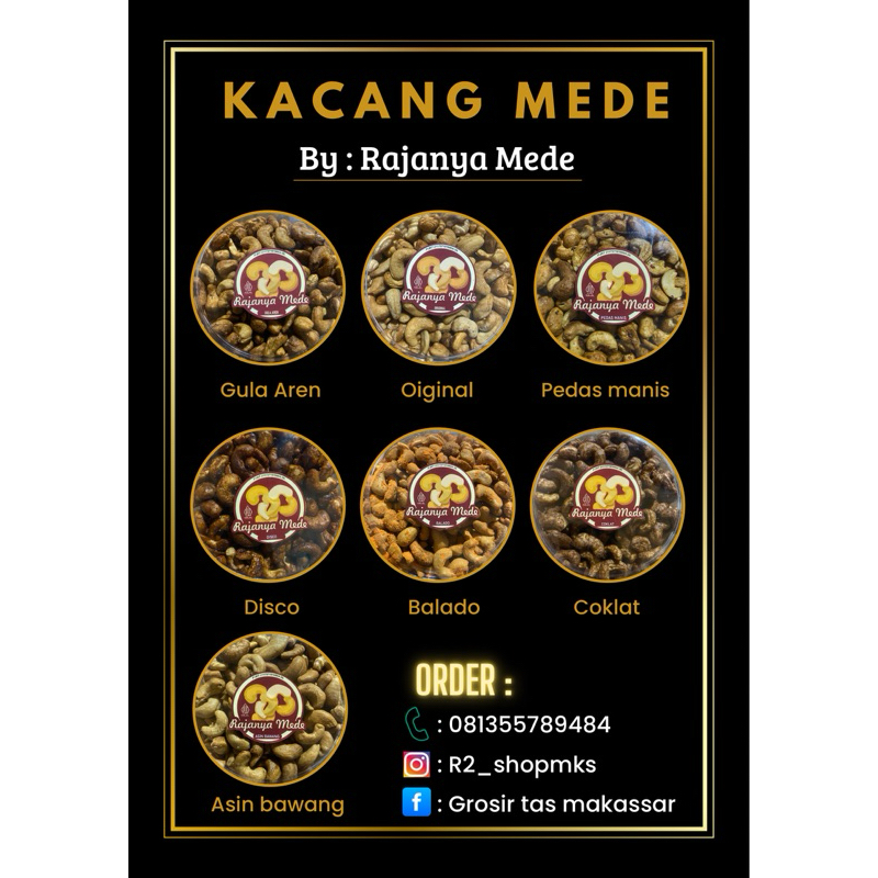 

Kacang mente goreng Kacang Mede