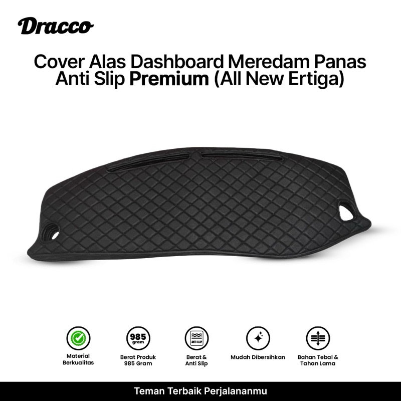 DRACCO pelindung dashboard mobil all new ertiga tebal anti slip peredam panas mobil
