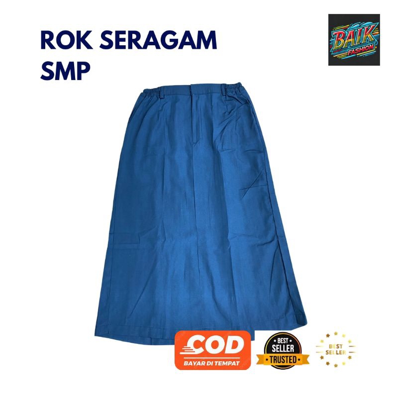 ROK SERAGAM SMP PANJANG BAHAN PREMIUM/ROK SERAGAM SMP PANJANG