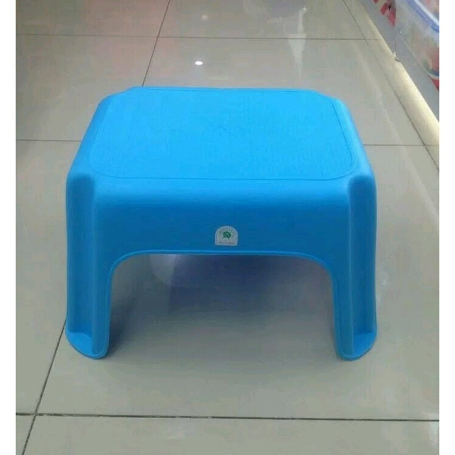 Bangku Ngaji Green Leaf 1202 Besar Plastik Meja Segi Anak Mengaji Kursi Jongkok WC Toilet