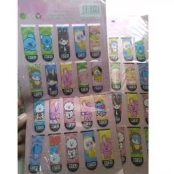 

pembatas mahnet BTS isi 12 pcs