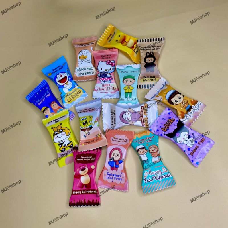 

(15pcs) Amplop Permen Kartun Lucu Amplop Lebaran motif Kartun Unik Amplop Lebaran 2025