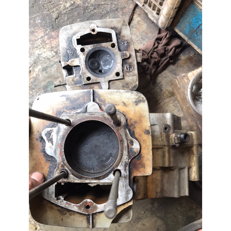 head boring krengkes kiri kanan tossa jaguar 200cc