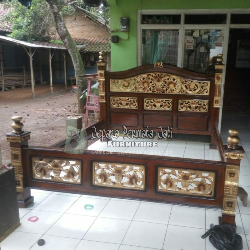 Dipan jati rahwana no. 1 ( tempat tidur, ranjang, divan )