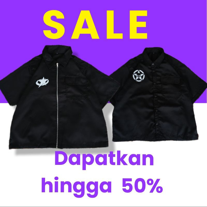 boxy, workshirt boxy/kemeja boxy/kemeja polos