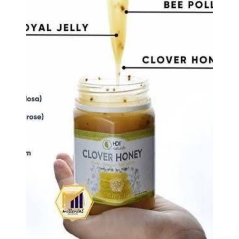 

madu clover honey 500gr exp 2026 april free sendok kayu