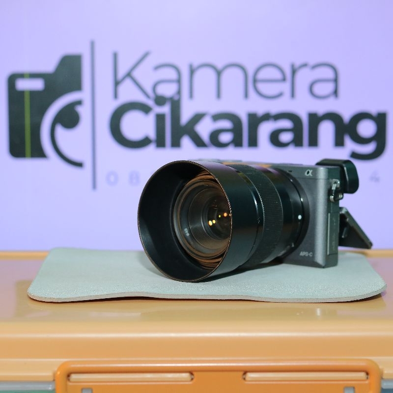Paket Wedding Sony a6000 + Lensa Sony FE 50 mm f 1.8 Fullset Box