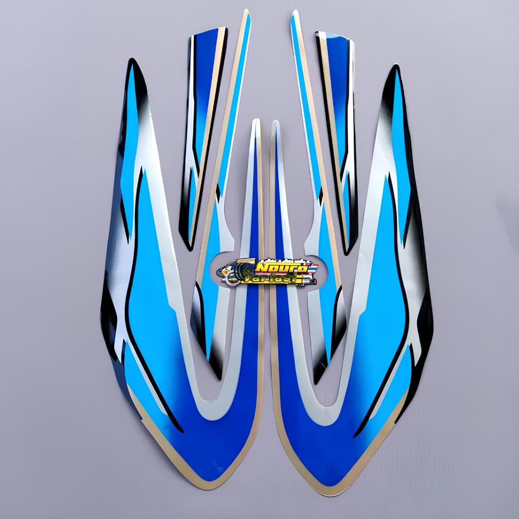 stiker striping yamaha rx s rxs spesial 1999 biru lis body standar berkualitas original
