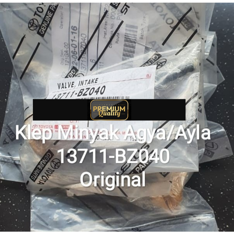 promo Klep Minyak Valve Intake Agya Ayla 13711-BZ040-001 asli original daihatsu