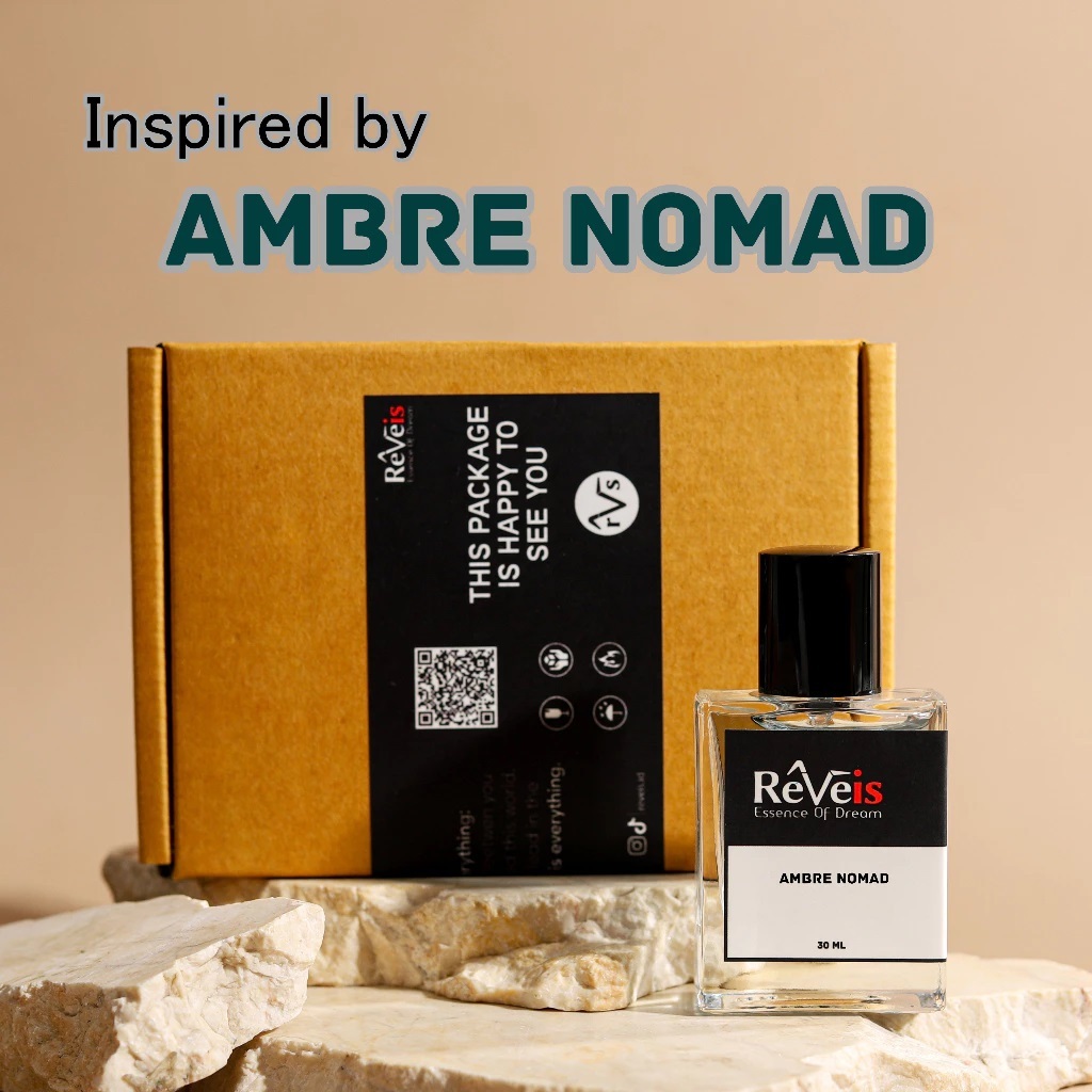 Reveis Ambre Nomad Perfume 30ml Wangi Tahan Lama 24 Jam Unisex