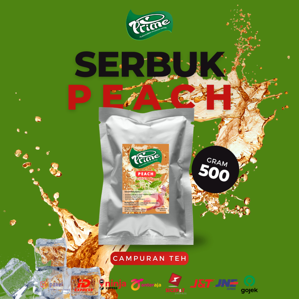 

Bubuk Prime Series Tea Rasa Peach 500 gr