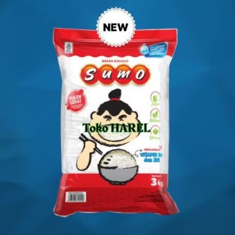 

Beras sumo 3kg kemasan merah New