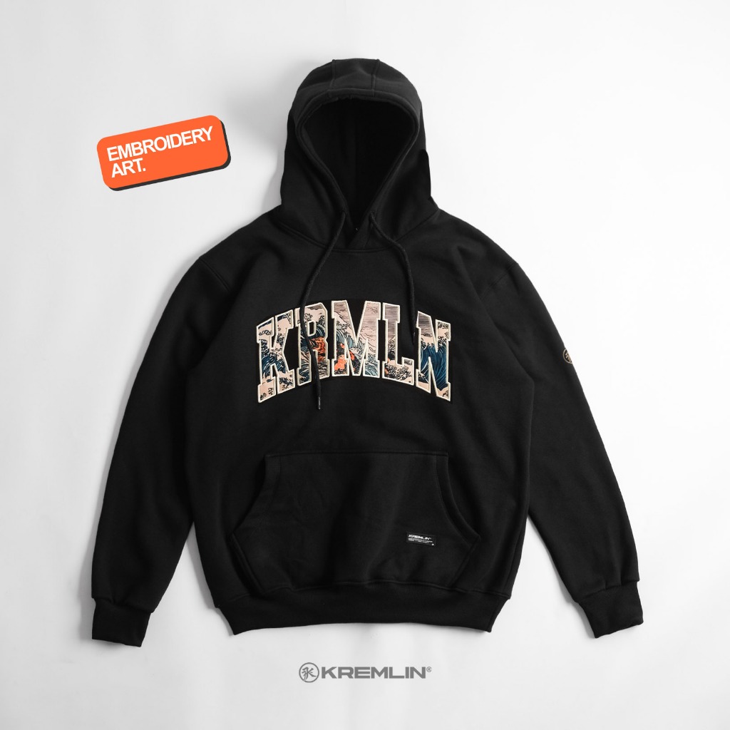 KREMLIN Pullover Hoodie Typo Graphic Bordir - PAW