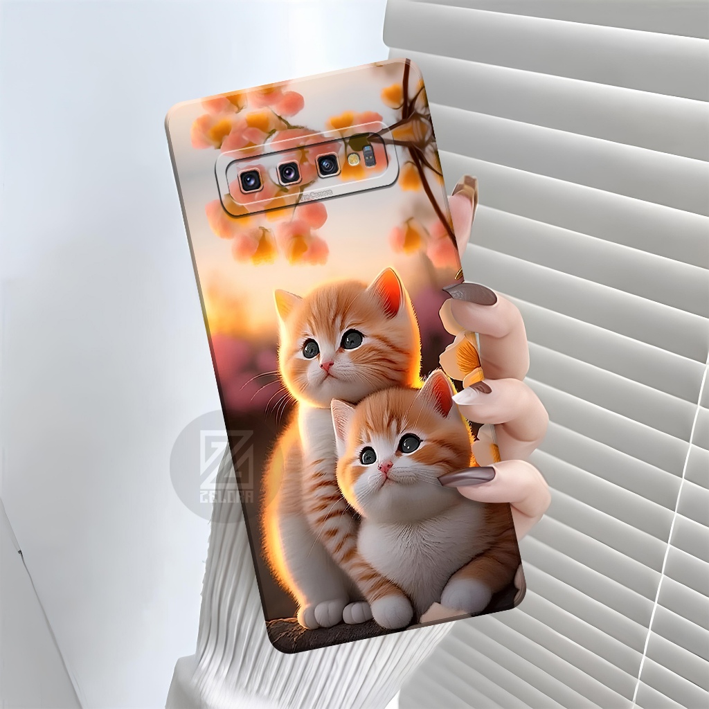Sofcase Samsung Galaxy S10 Plus Silikon Pro Camera Case Kucing ZELORA Case Samsung Galaxy S10 Plus K