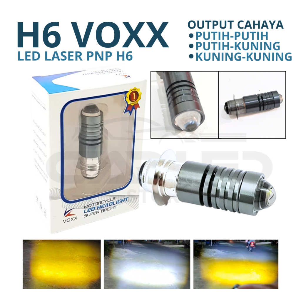 Lampu H6 VOXX Laser Led Super Terang Led Laser H6 voxx