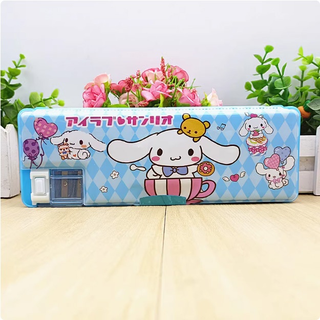 

ATH Kotak Pensil SANRIO KOTAK PENSIL MAGNET + SERUTAN/Kotak Pensil Kartun My MelodyKuromiCinnamoroll