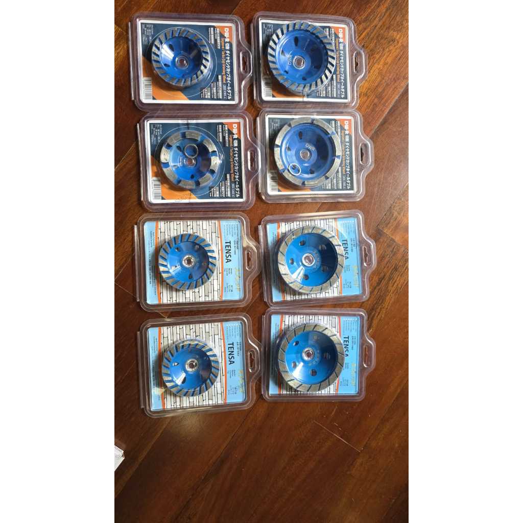Mata Gerinda Beton Diamond Cup Grinding Wheel 3" Dan 4" Turbo dan Segment - DW-R Turbo, 3"