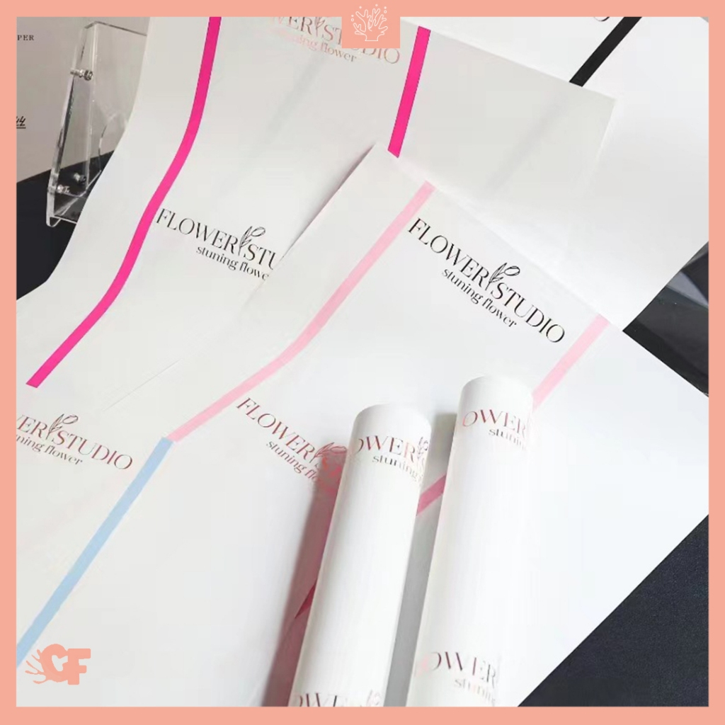 

Kertas Buket Bunga Motif List Color White Solid Korean Buket Bunga Flower Wrapping KB66