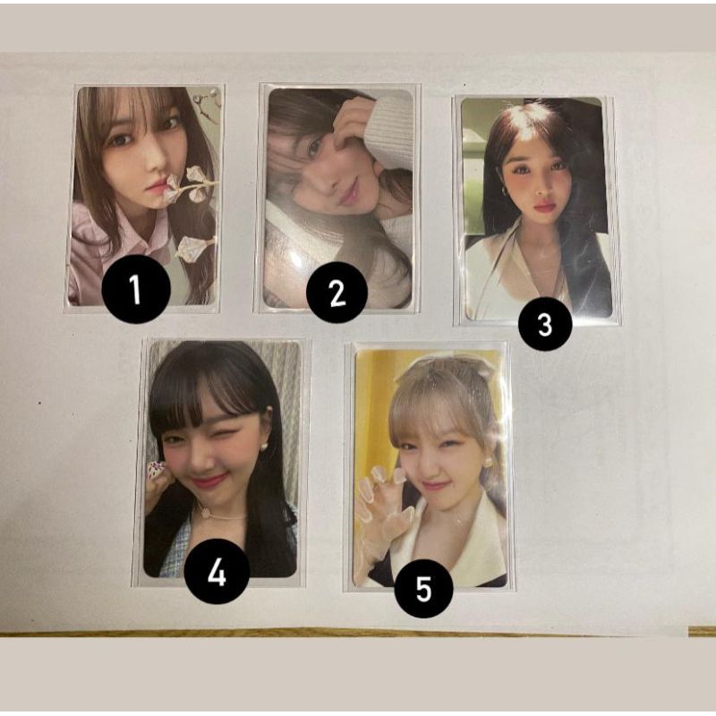 Photocard Original Yuju yerin Gfriend