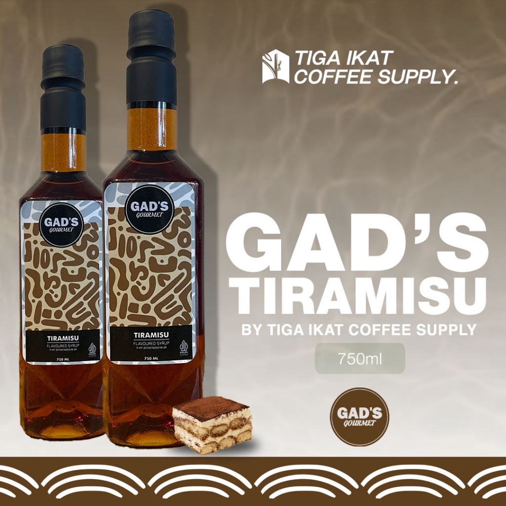 

Gads Sirup Tiramisu - Coffee Syrup Flavour - 750 ml