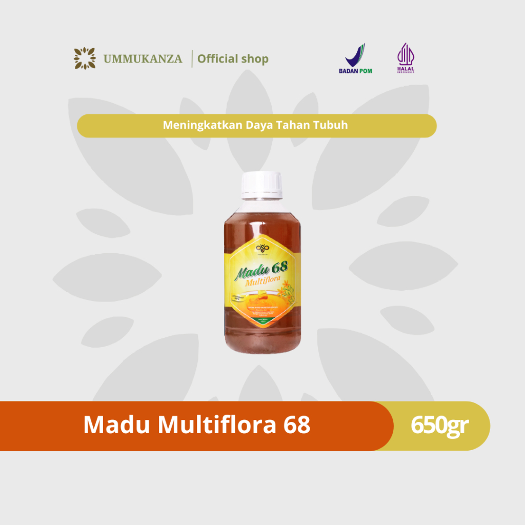 

Madu Multiflora 650Gr - Madu 68 Free Jahe Merah Hidayah 1 Pcs ORIGINAL