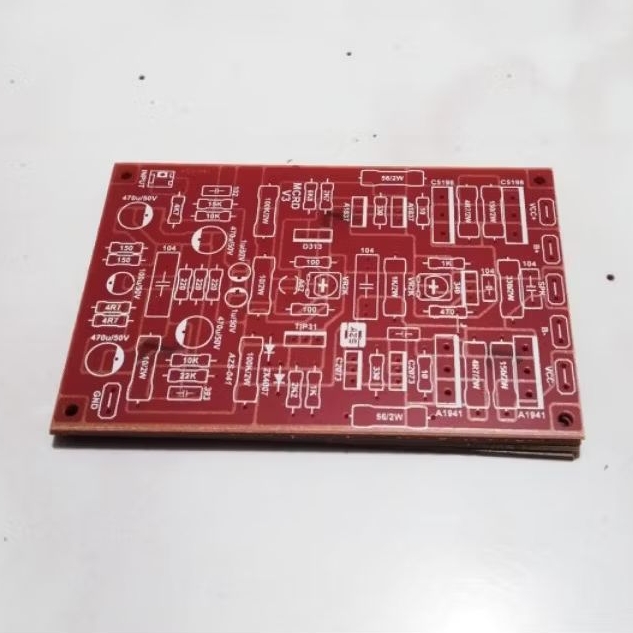 PCB New Power Amplifier MCRD V3 pcb merah